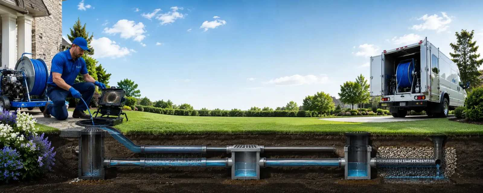 Outdoor drain cleaning information for Floriston, CA